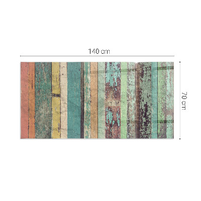 Plaque de sol en verre pour poêle rectangulaire Des planches de différentes nuances