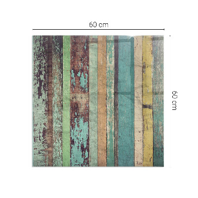 Plaque de sol en verre pour poêle rectangulaire Des planches de différentes nuances