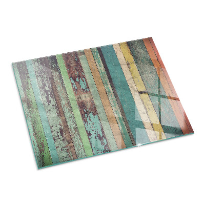 Plaque de sol en verre pour poêle rectangulaire Des planches de différentes nuances