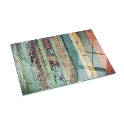Plaque de sol en verre pour poêle rectangulaire Des planches de différentes nuances