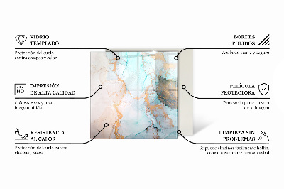 Plaque de sol en verre pour poêle rectangulaire Des planches de différentes nuances