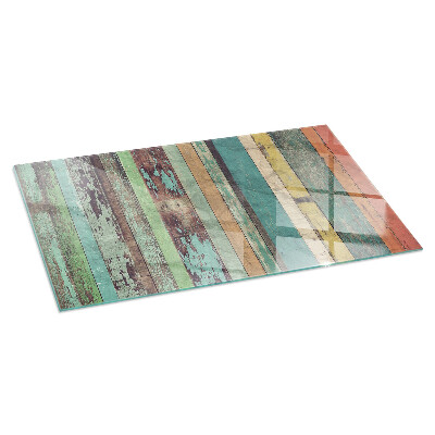 Plaque de sol en verre pour poêle rectangulaire Des planches de différentes nuances