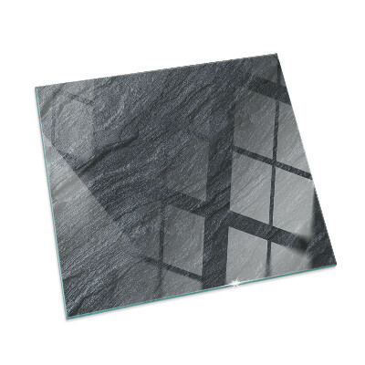 Plaque de sol en verre pour poêle rectangulaire Texture de la surface de la pierre