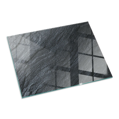 Plaque de sol en verre pour poêle rectangulaire Texture de la surface de la pierre
