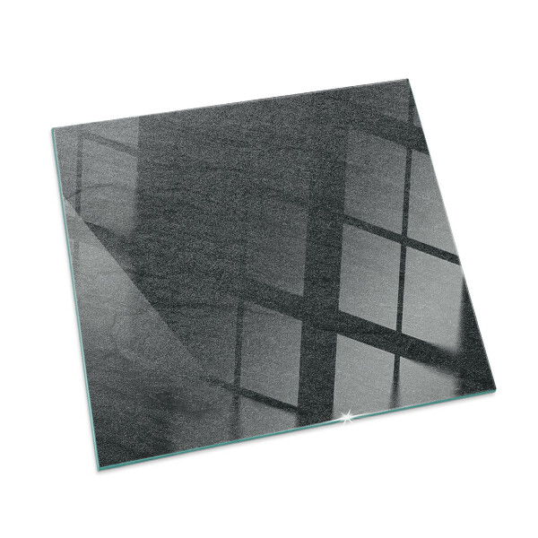 Plaque de sol en verre pour poêle rectangulaire Texture de la surface de la pierre