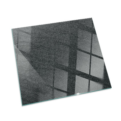 Plaque de sol en verre pour poêle rectangulaire Texture de la surface de la pierre