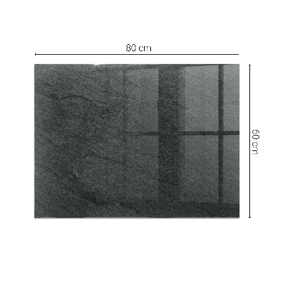 Plaque de sol en verre pour poêle rectangulaire Texture de la surface de la pierre