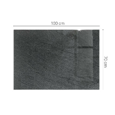 Plaque de sol en verre pour poêle rectangulaire Texture de la surface de la pierre