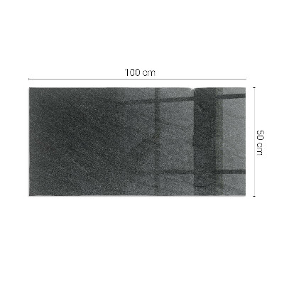 Plaque de sol en verre pour poêle rectangulaire Texture de la surface de la pierre