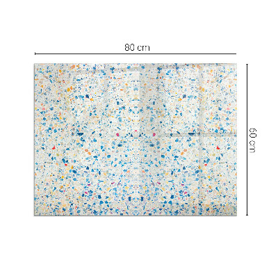 Plaque verre pour poêle rectangulaire Motif de texture abstrait