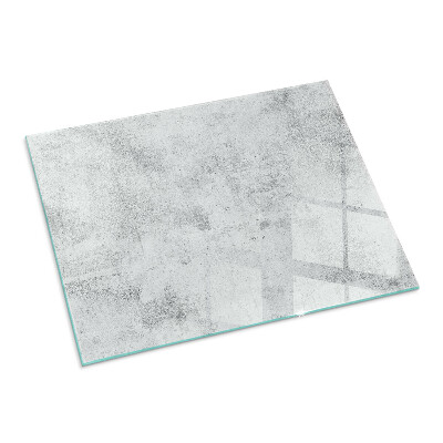 Plaque de sol en verre pour poêle rectangulaire Texture de béton brut