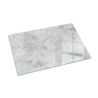 Plaque de sol en verre pour poêle rectangulaire Texture de béton brut