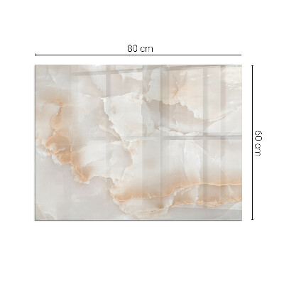 Plaque de sol en verre pour poêle rectangulaire Motif en pierre naturelle