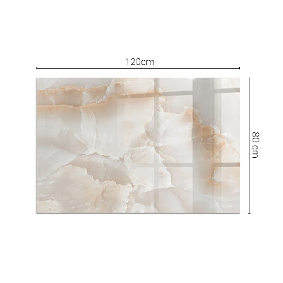 Plaque de sol en verre pour poêle rectangulaire Motif en pierre naturelle