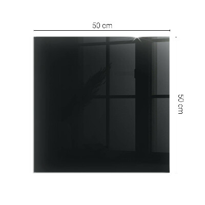 Plaque de sol en verre pour poêle rectangulaire Couleur Graphite foncé