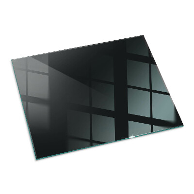 Plaque de sol en verre pour poêle rectangulaire Couleur Graphite foncé