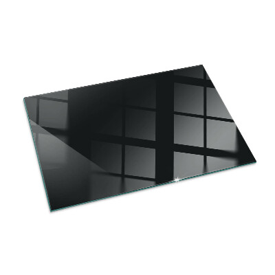 Plaque de sol en verre pour poêle rectangulaire Couleur Graphite foncé