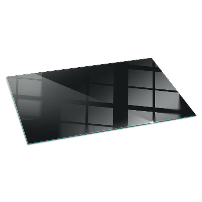 Plaque de sol en verre pour poêle rectangulaire Couleur Graphite foncé