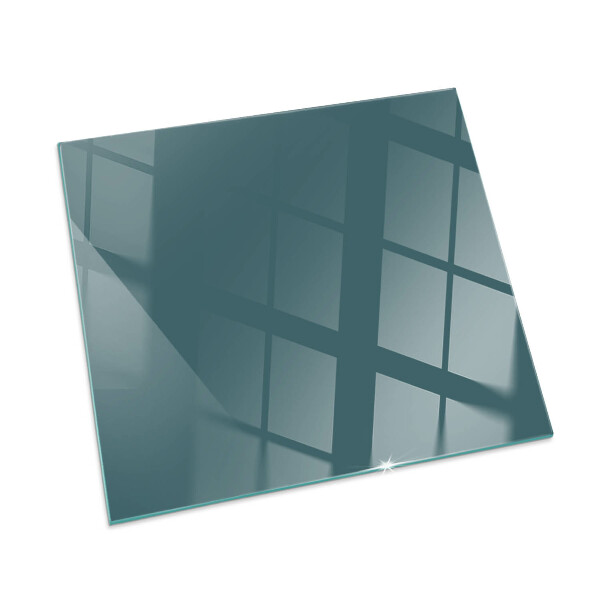 Plaque verre pour poêle rectangulaire Couleur de la mer