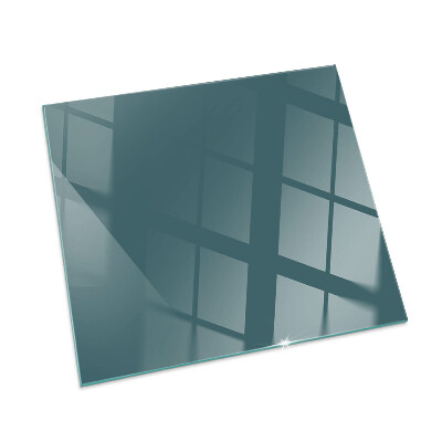 Plaque verre pour poêle rectangulaire Couleur de la mer