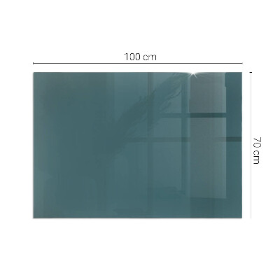 Plaque verre pour poêle rectangulaire Couleur de la mer