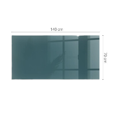 Plaque verre pour poêle rectangulaire Couleur de la mer