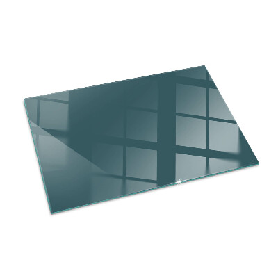 Plaque verre pour poêle rectangulaire Couleur de la mer