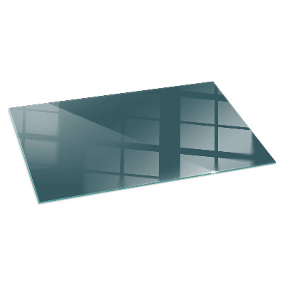 Plaque verre pour poêle rectangulaire Couleur de la mer
