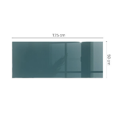 Plaque verre pour poêle rectangulaire Couleur de la mer