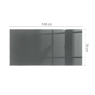 Plaque de sol en verre pour poêle rectangulaire Couleur Gris-brun