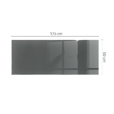 Plaque de sol en verre pour poêle rectangulaire Couleur Gris-brun