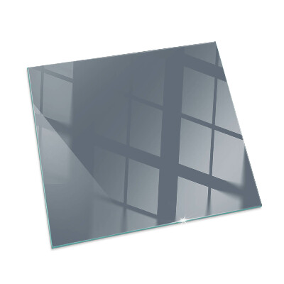 Plaque de sol en verre pour poêle rectangulaire Couleur bleu foncé