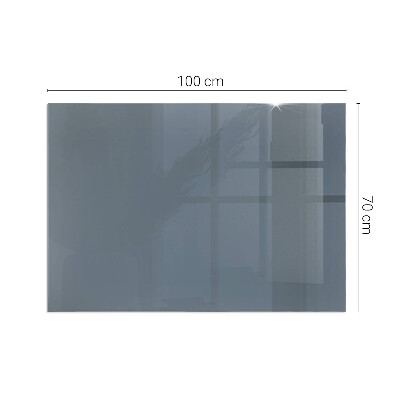 Plaque de sol en verre pour poêle rectangulaire Couleur bleu foncé