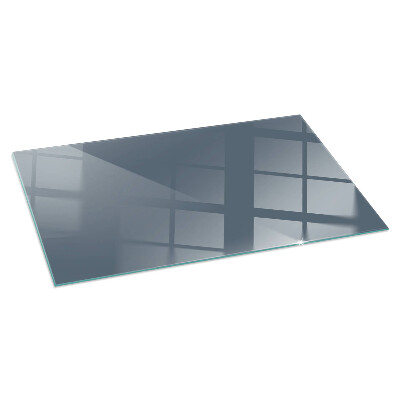 Plaque de sol en verre pour poêle rectangulaire Couleur bleu foncé
