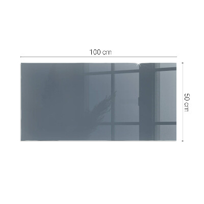 Plaque de sol en verre pour poêle rectangulaire Couleur bleu foncé