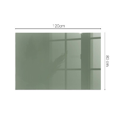 Plaque verre pour poêle rectangulaire Couleur Olive