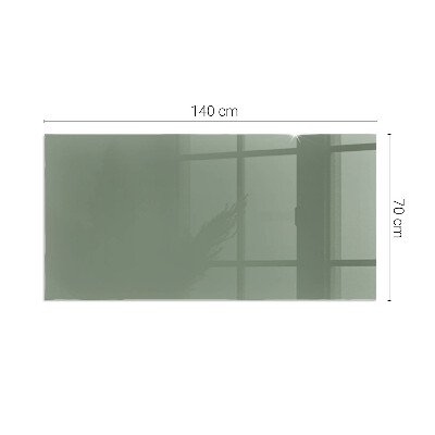 Plaque verre pour poêle rectangulaire Couleur Olive