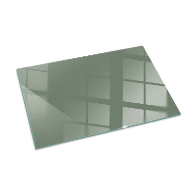 Plaque verre pour poêle rectangulaire Couleur Olive