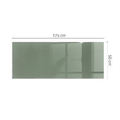 Plaque verre pour poêle rectangulaire Couleur Olive