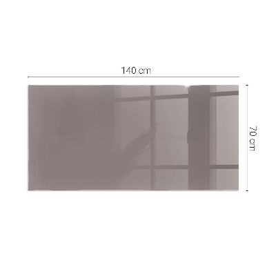 Plaque de sol en verre pour poêle rectangulaire Couleur Beige
