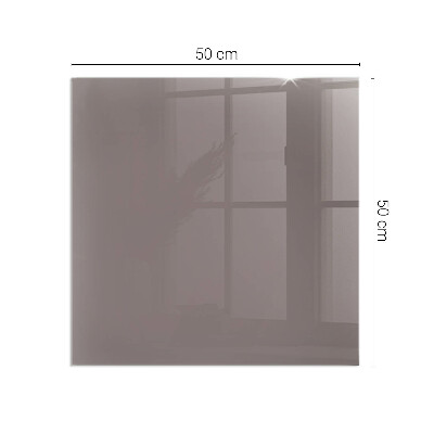 Plaque de sol en verre pour poêle rectangulaire Couleur Beige