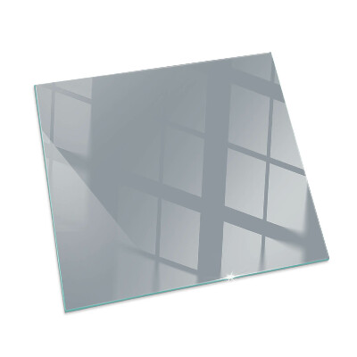 Plaque de sol en verre pour poêle rectangulaire Couleur Gris