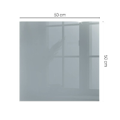 Plaque de sol en verre pour poêle rectangulaire Couleur Gris