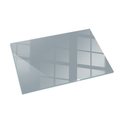 Plaque de sol en verre pour poêle rectangulaire Couleur Gris
