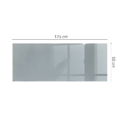 Plaque de sol en verre pour poêle rectangulaire Couleur Gris