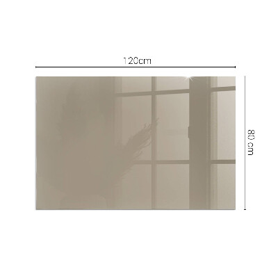 Plaque verre pour poêle rectangulaire Couleur marron