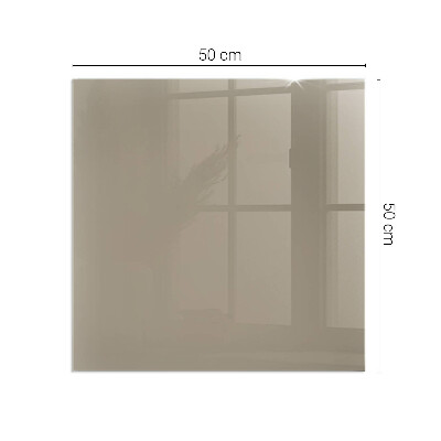 Plaque verre pour poêle rectangulaire Couleur marron