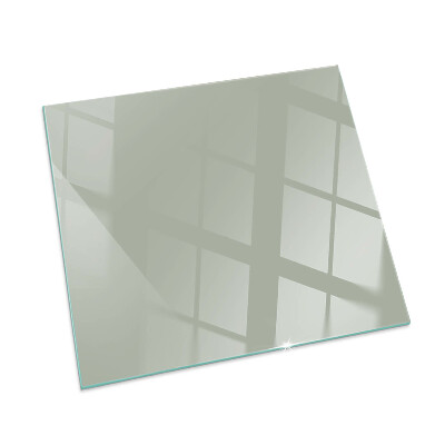 Plaque verre pour poêle rectangulaire Couleur Gris-vert
