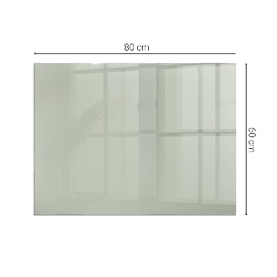 Plaque verre pour poêle rectangulaire Couleur Gris-vert