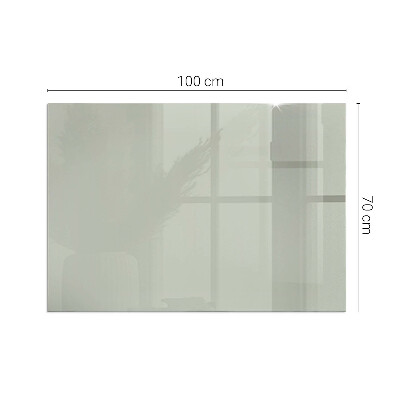 Plaque verre pour poêle rectangulaire Couleur Gris-vert